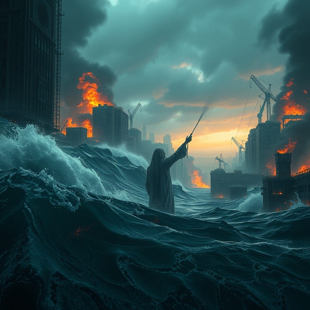 Dystopian Apocalypse Unfolds in Hyper-Realistic 8K