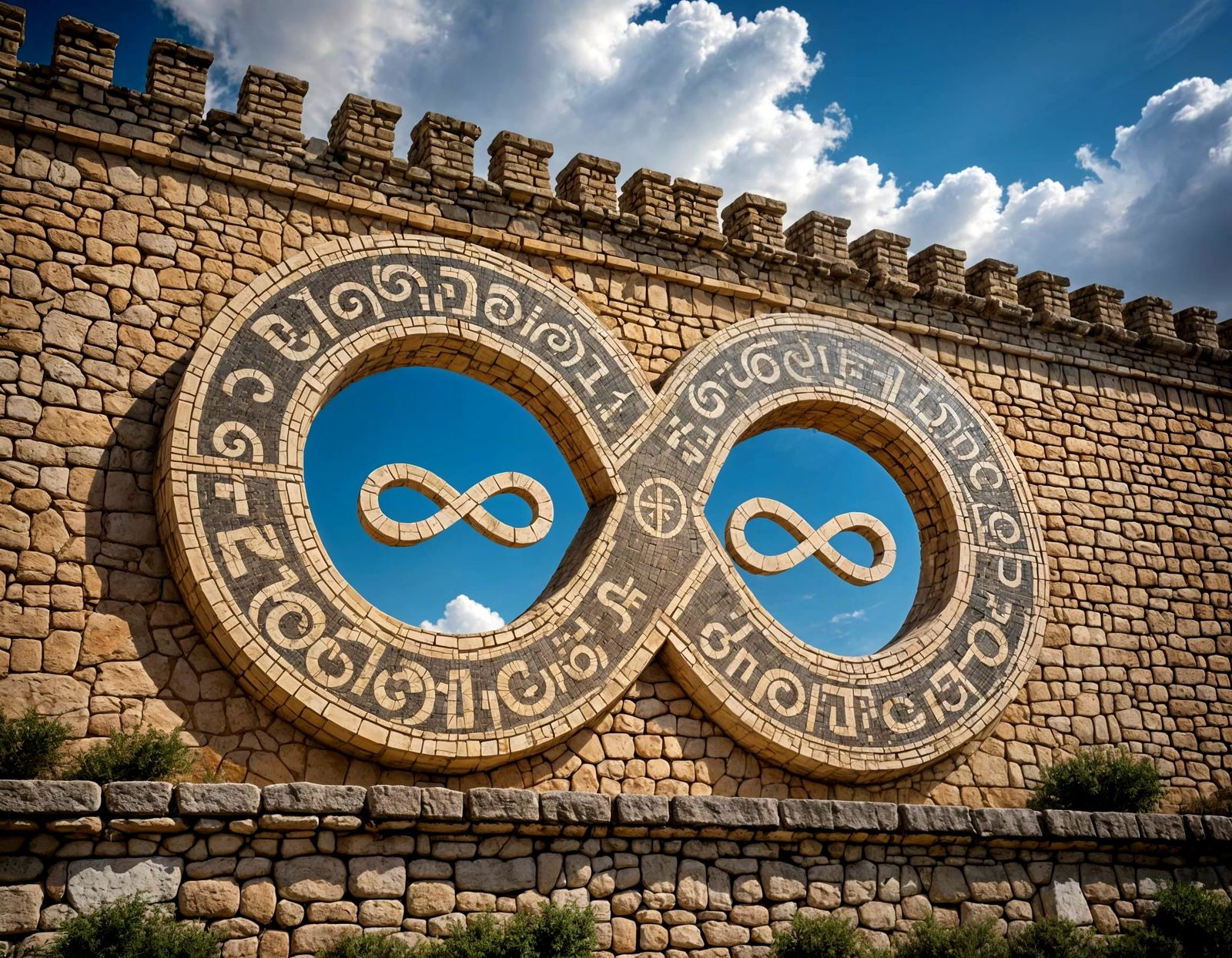 Epic Infinity Mosaic on Mount Olympus