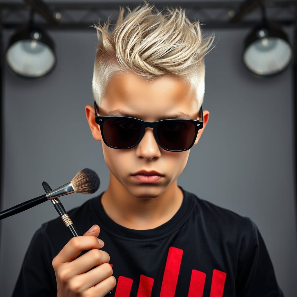 Youthful Rebellion in Bold Red Letters