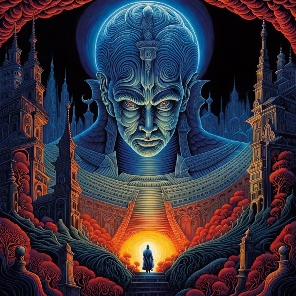 Mysterious Shadow Figures in a Horror Scene