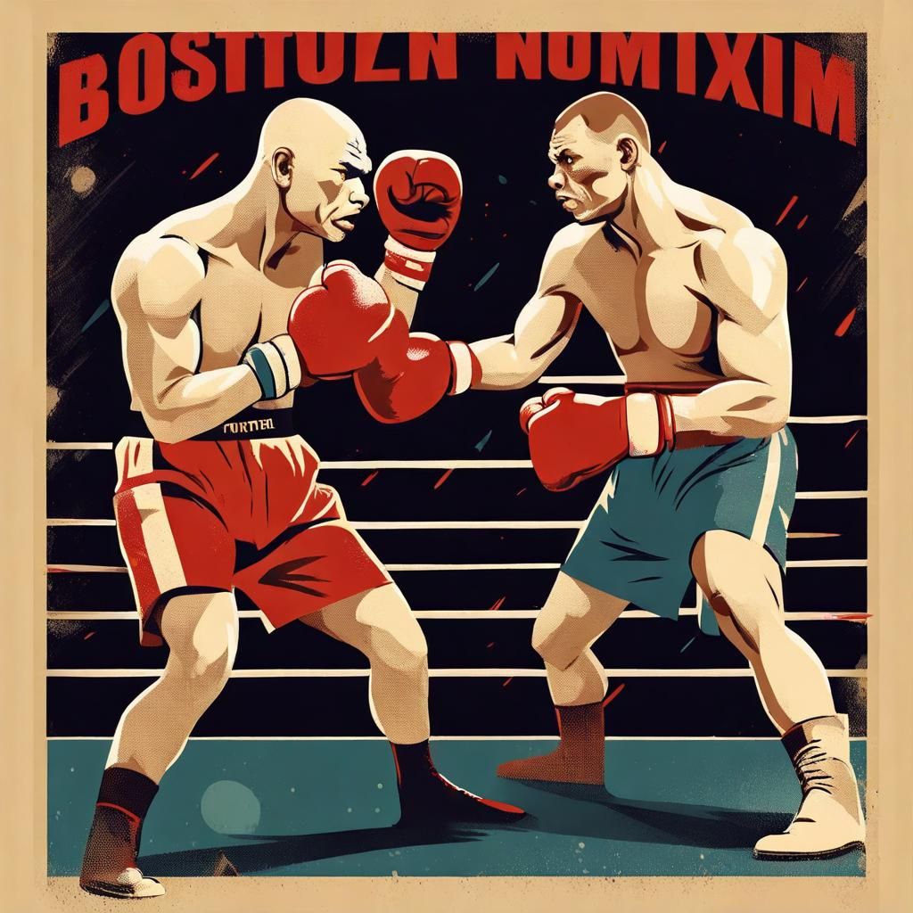Vintage Boxing Poster