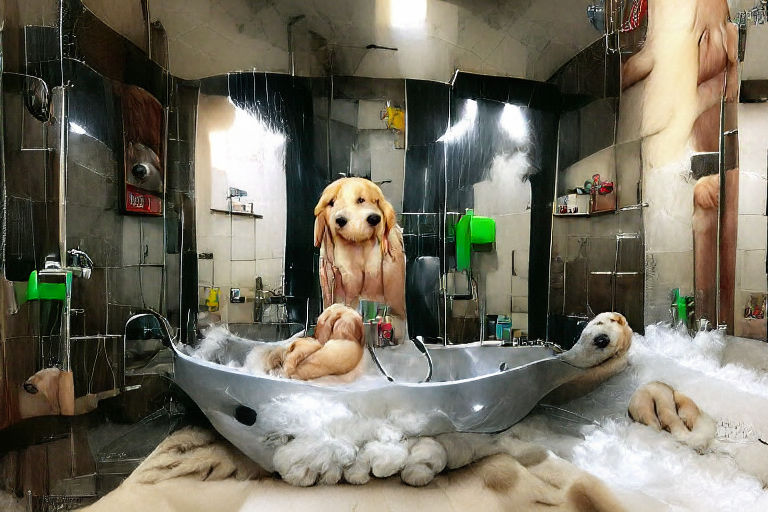 Abstract Swirling Colors and Shapes