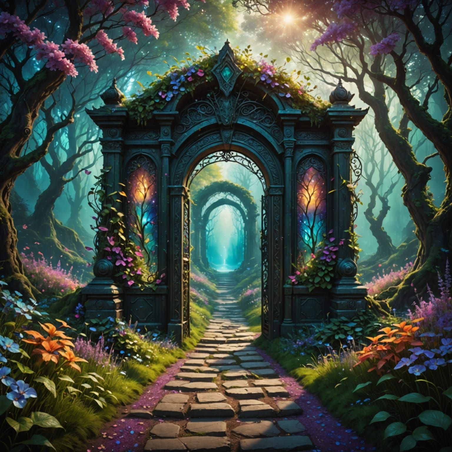 Magical Steel Gate to a New Realm in Cosmic Style