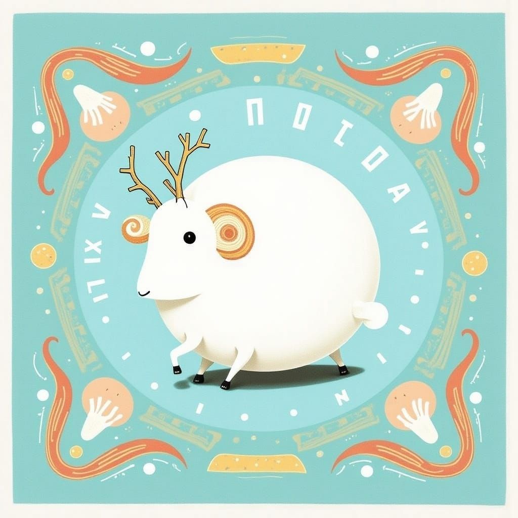 Dreamlike Cloud Sheep in Ethereal Sky