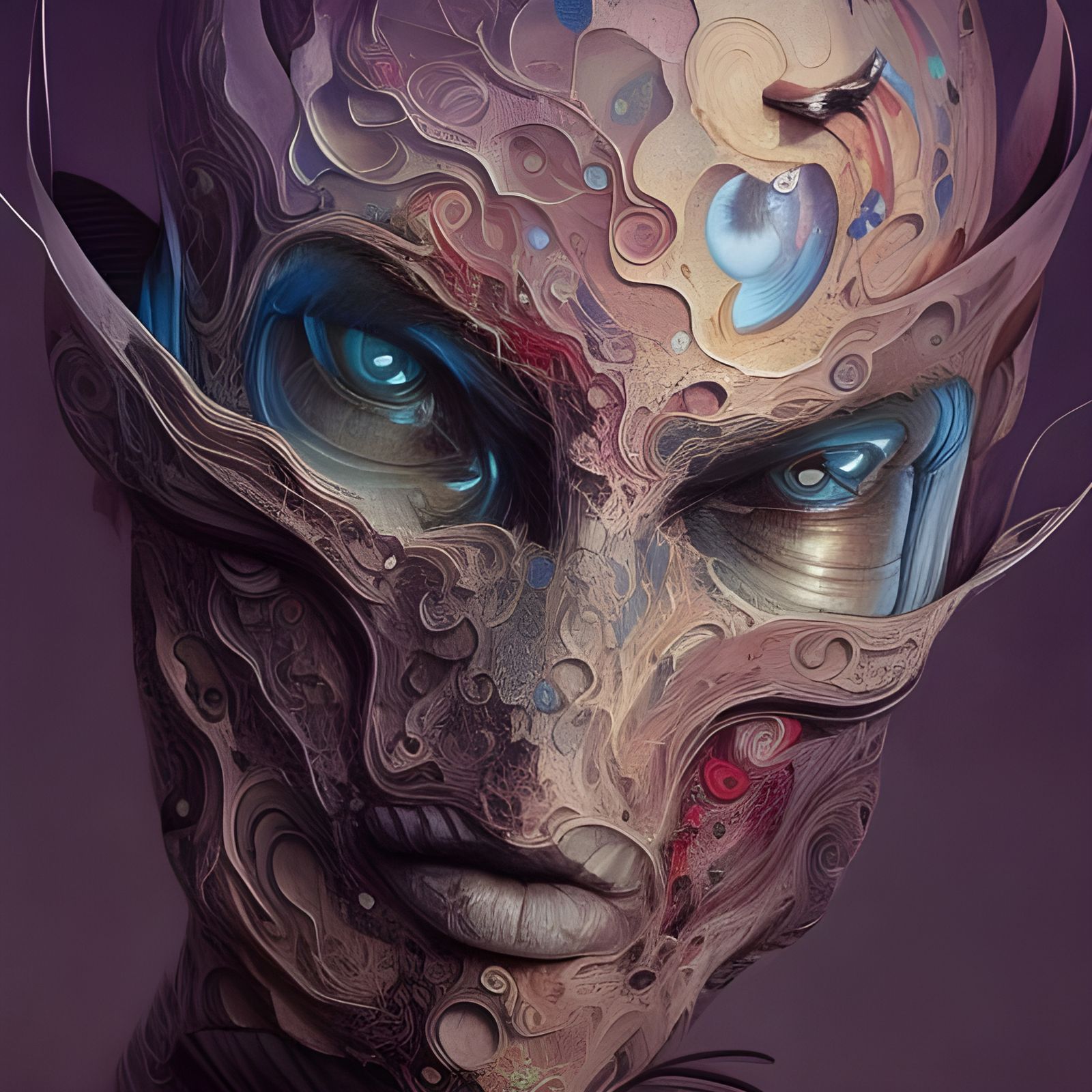 Surreal Elder God in Digital Art Style