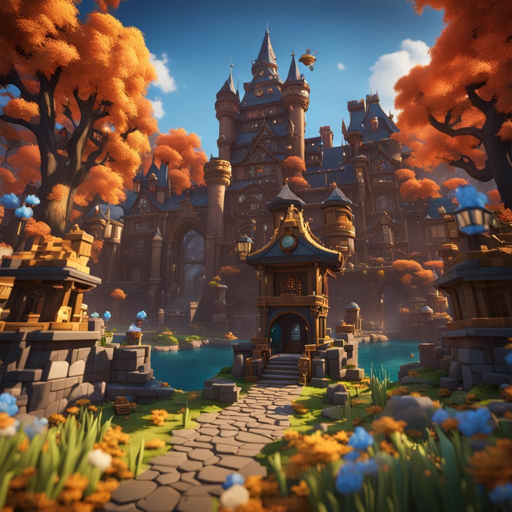 Fantastical Roblox Splash Screen in Deep Color