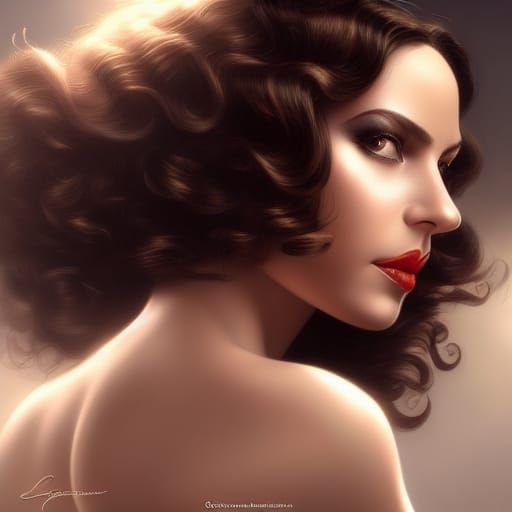 Epic Queen of Night Portrait in Artgerm Style