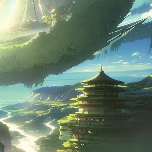 Avatar in Studio Ghibli Anime Style