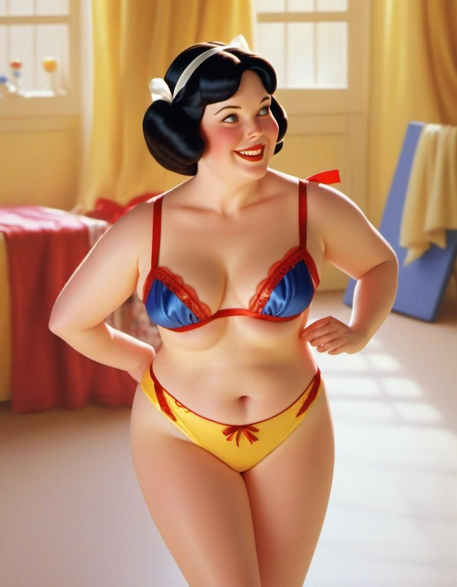 Snow White Inspired Woman in Art Frahm Illustration