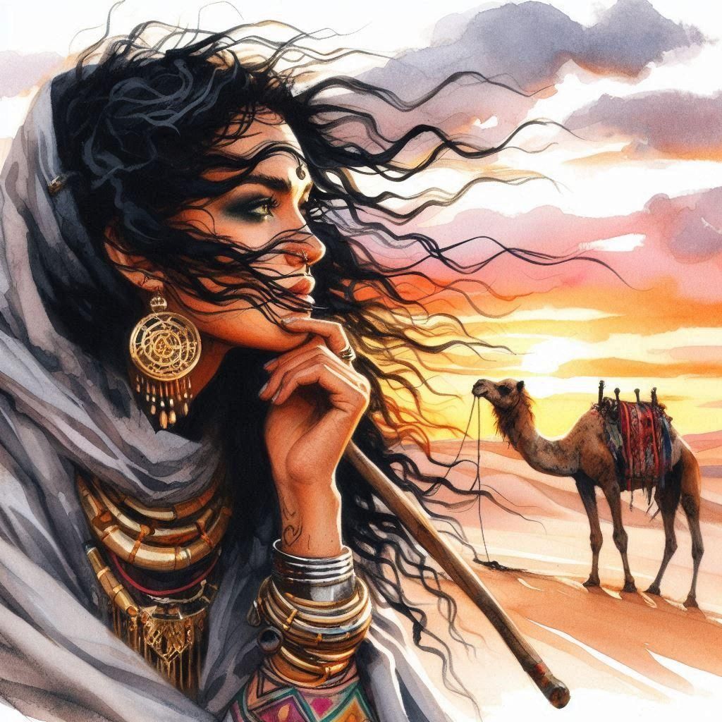 Aicha the Berber Woman: A Portrait of Tradition