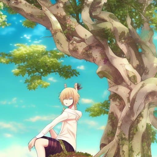 People in Trees: Anime Key Visual Art