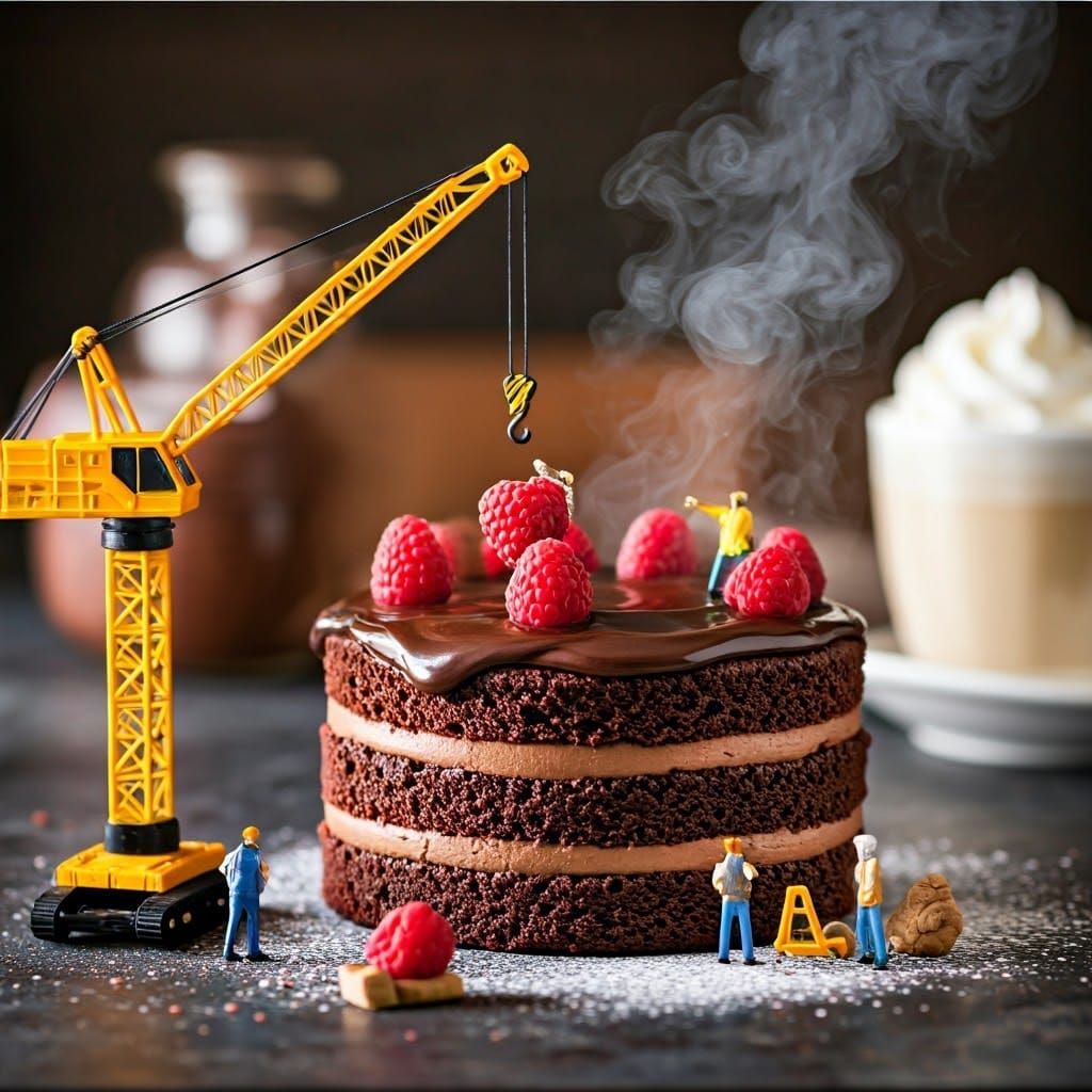 How to build a raspberry cake