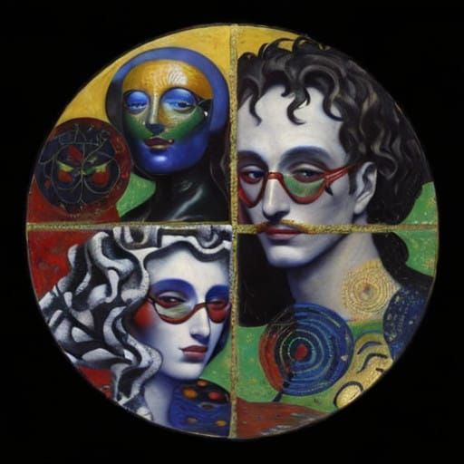 Surreal Oil Painting in a Psychedelic Aesthetic with Cinemat...