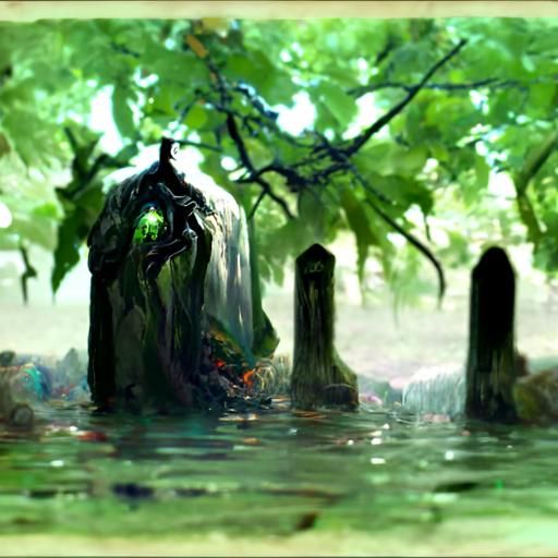 Mysterious Cemetery in Hidden Turquoise Paradise