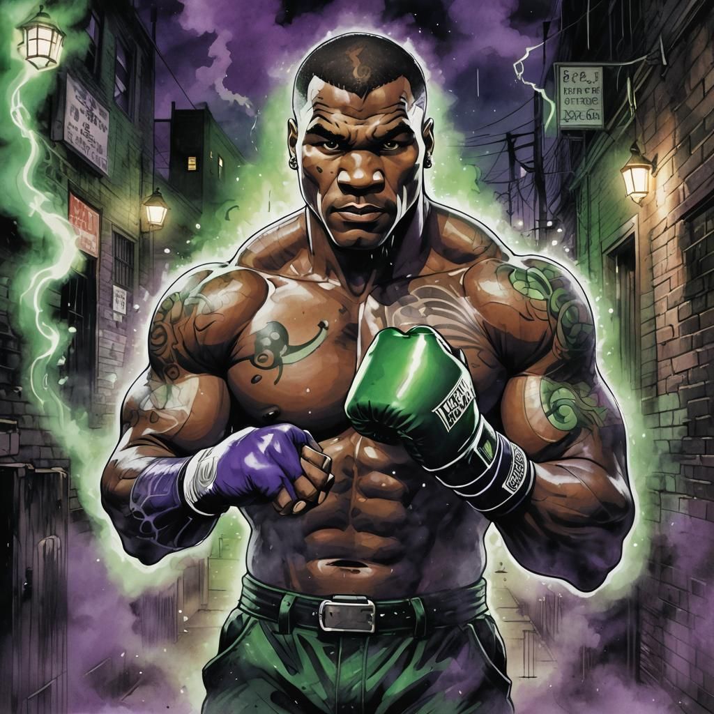 Dark Urban Fantasy Boxer with Magic Abilities