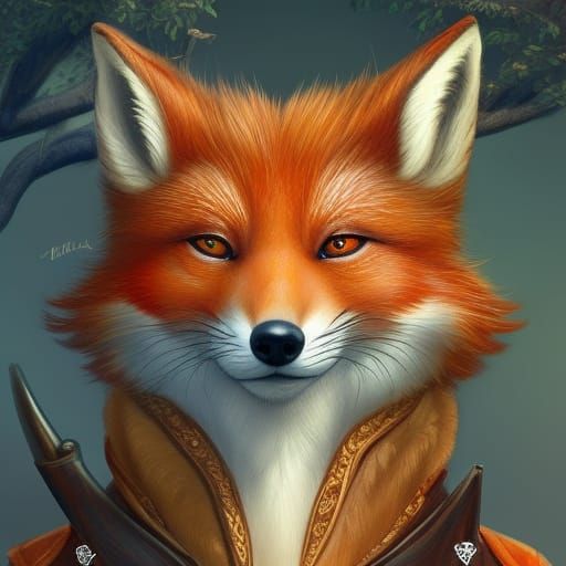 Robin Hood Fox Character Concept Art
