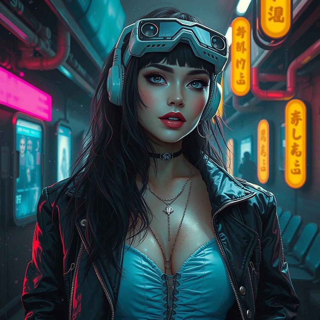 Cyberpunk Faces of Night city