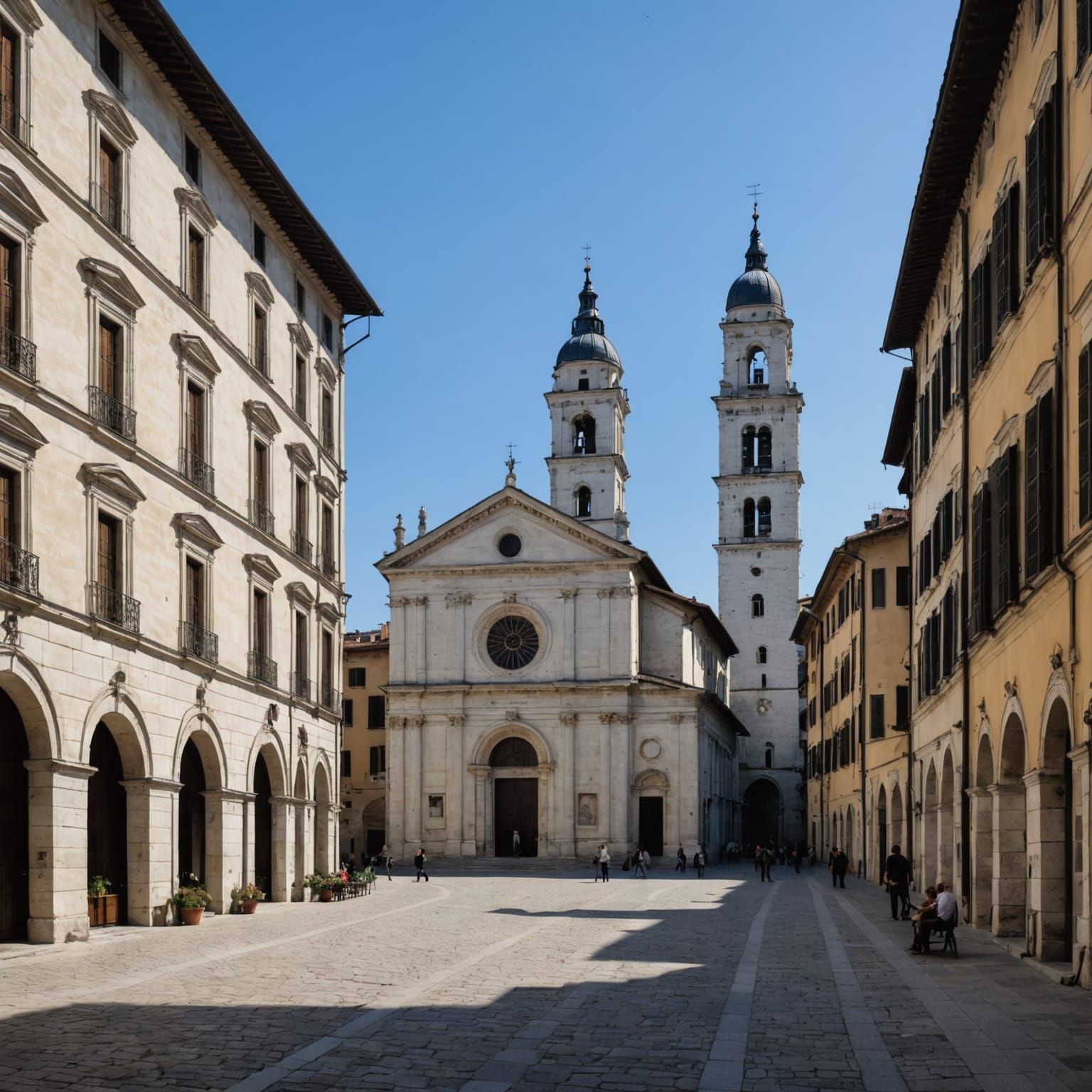 AI Image of Brescia: A Modern Historical Fusion