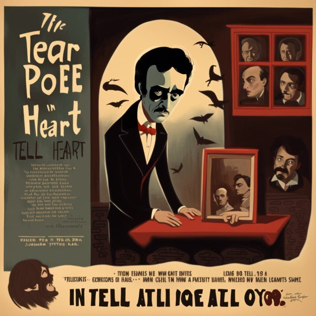 Tell-Tale Heart: 1960s Horror Movie Poster