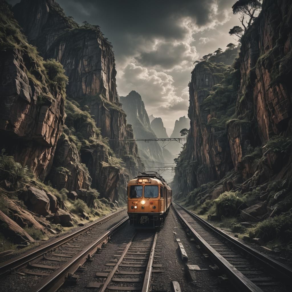 Hyperrealistic Destination with Atmospheric Composition