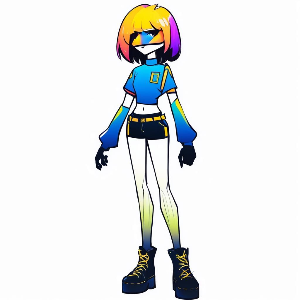 Stylized Character in Hot Style