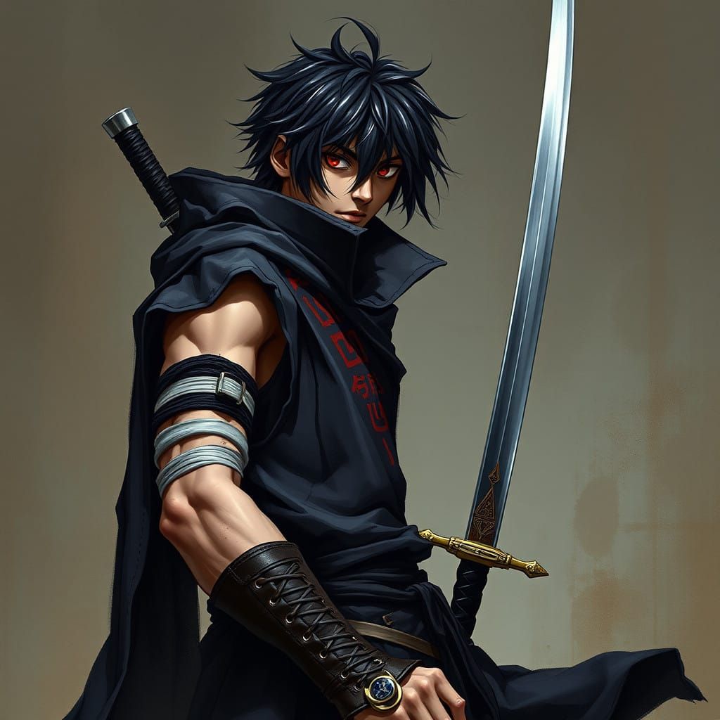 Mysterious Swordsman Revealed in Dark, Gritty Realism