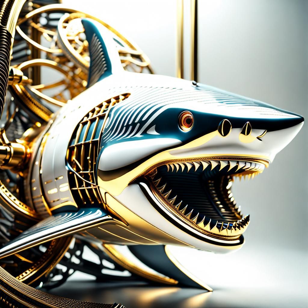 Cyborg shark (Mysterious XL v4)