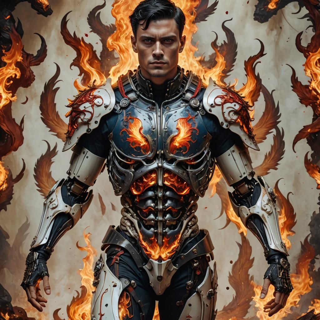 Bone and Flames Armor