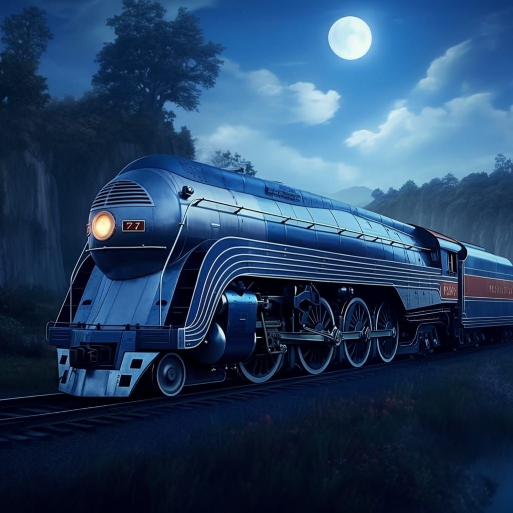 President Class Locomotive in Detailed Matte Painting