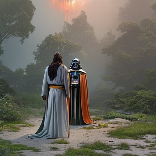 Jesus Christ in Star Wars: Hyperrealistic Concept Art