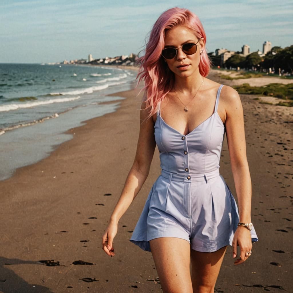 Abstract Pink AI-Generated Art