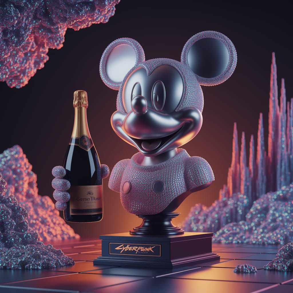 Bead Blast Mickey O3
