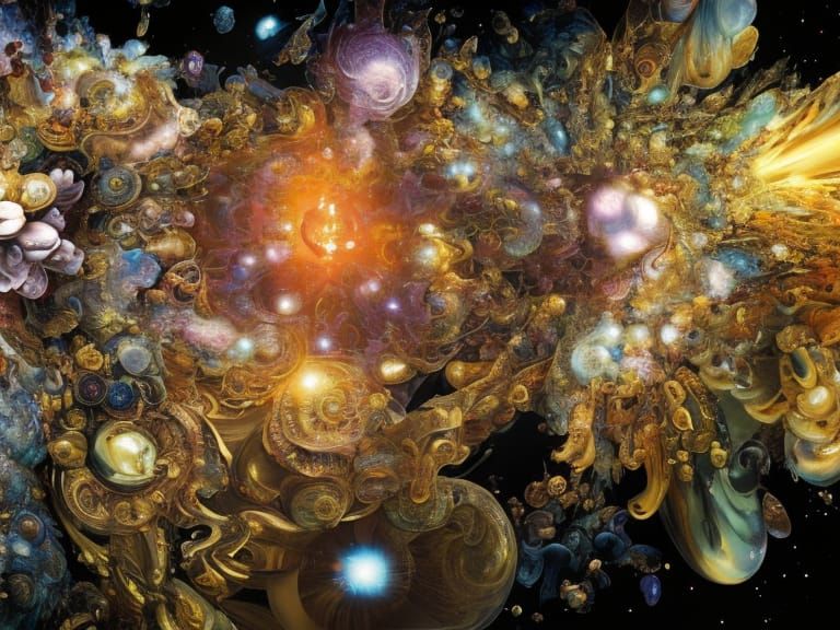 Hyperdetailed Fractal Art in Photorealistic Style