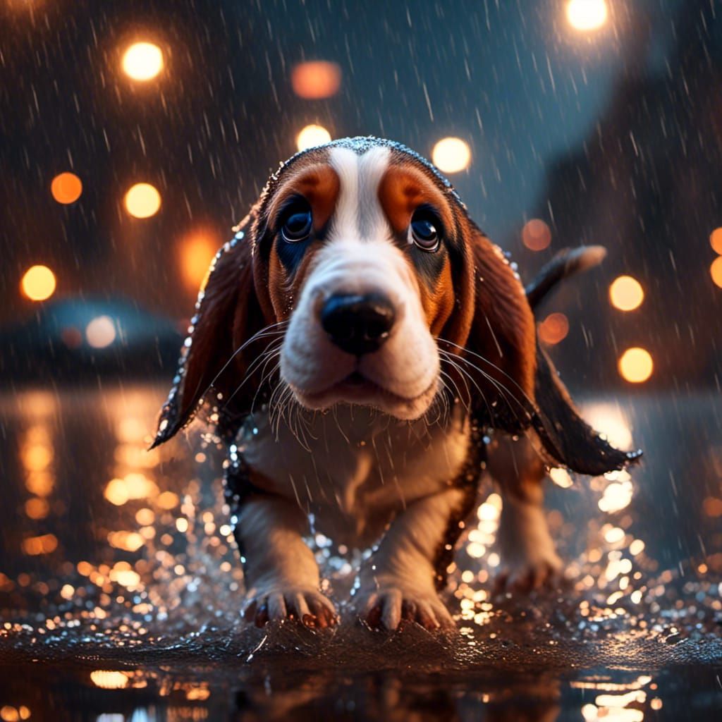 That's right, He's a good boy! (Baby Basset Hound)