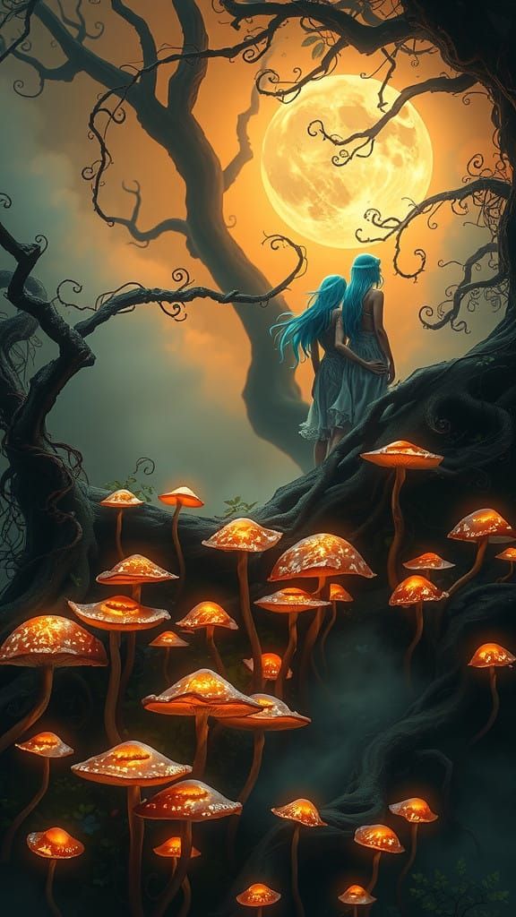 Enchanted Forest of Ethereal Wonder