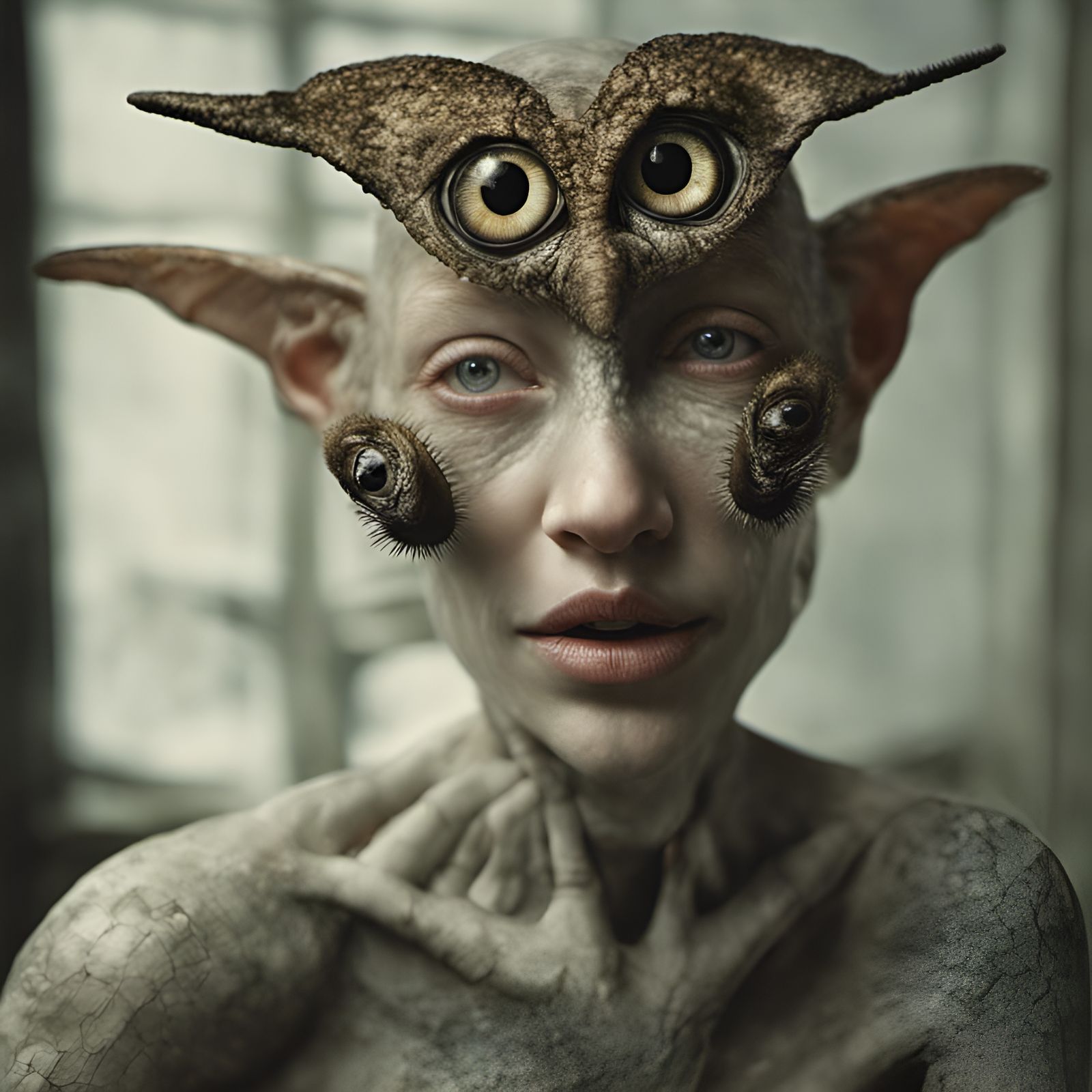 Alien People Pets: Photorealistic Portrait in Magical Realis...