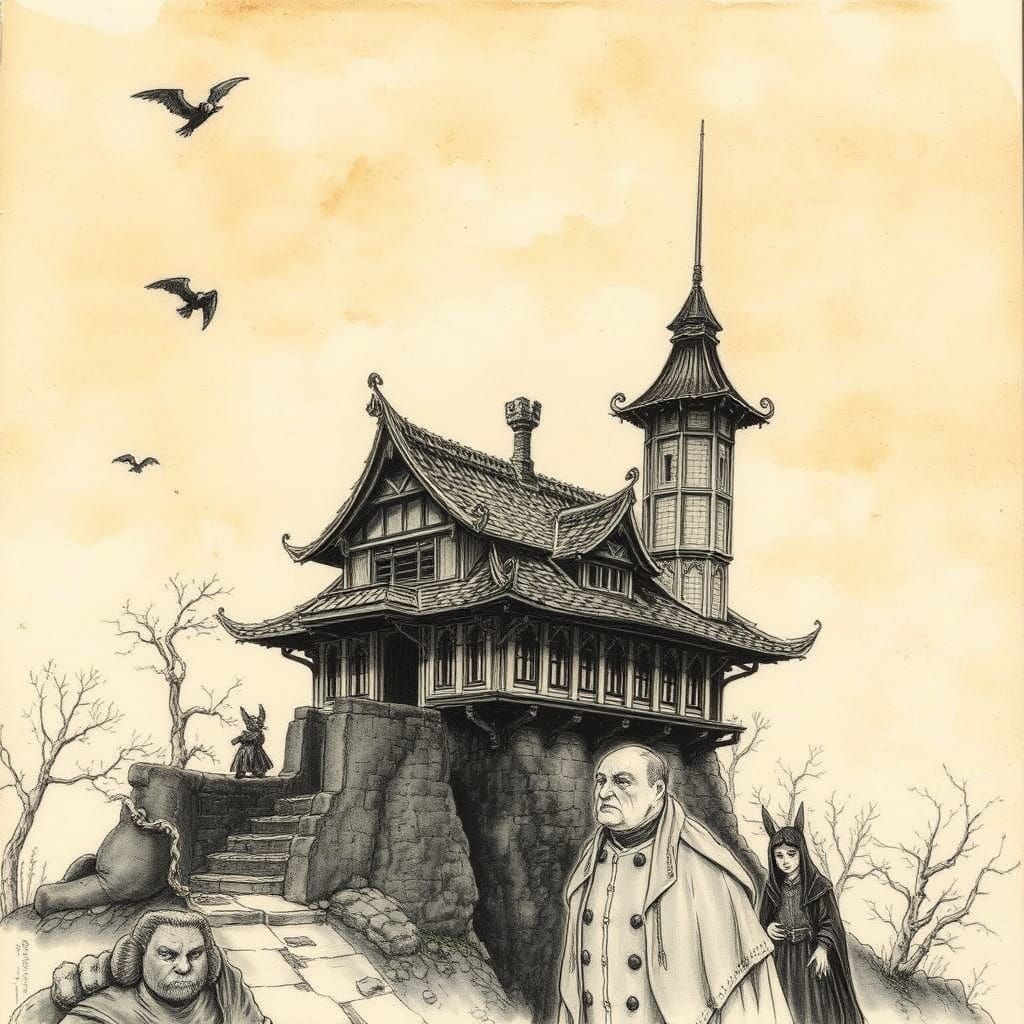 Fantasy Illustration in a Classic Style