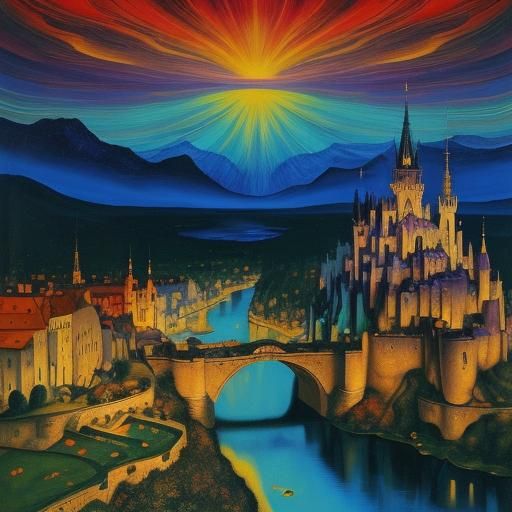 Mickey, Donald, and Goofy's Slovakian Adventure as Impasto P...