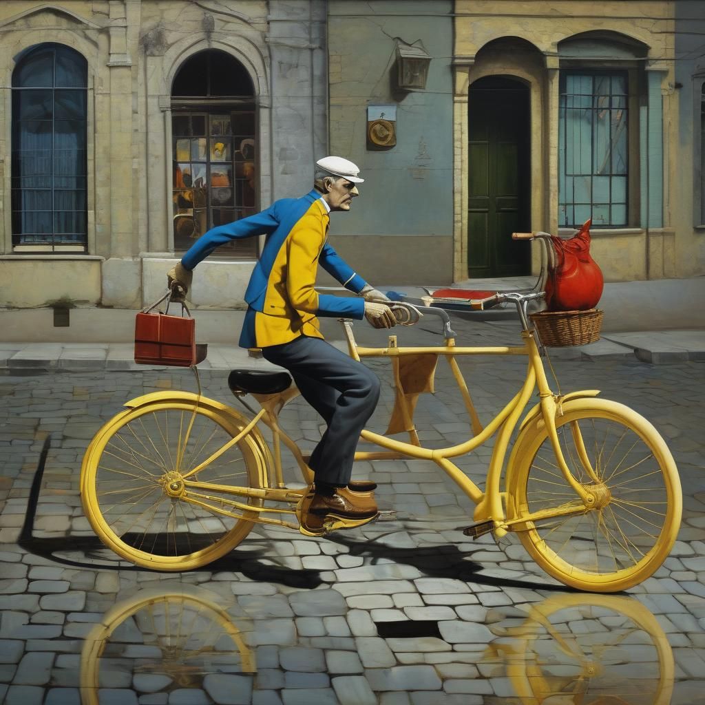 Yellow delivery boy