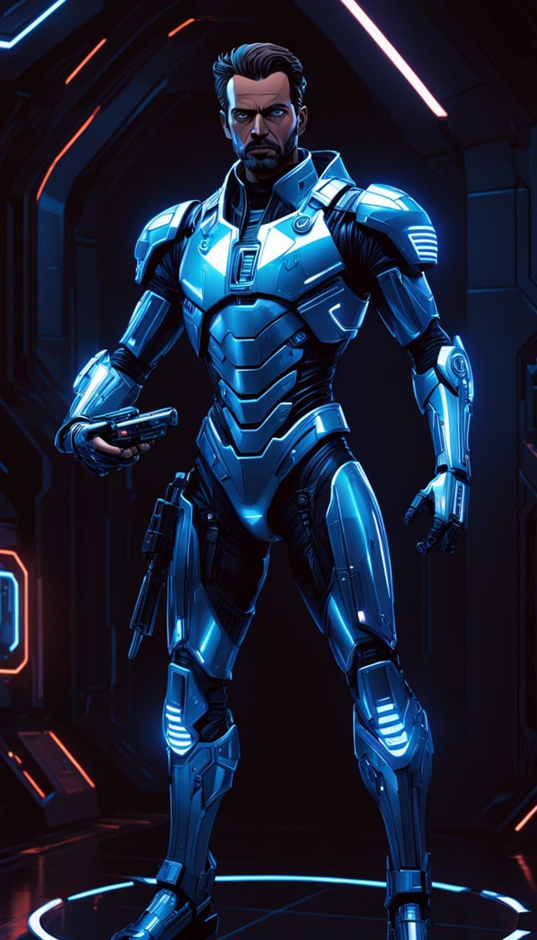 Full body pose. Galaxy Ranger Walter "Doc" Hartford is a swashbuckling character who fights with a sword, a gun, and his...