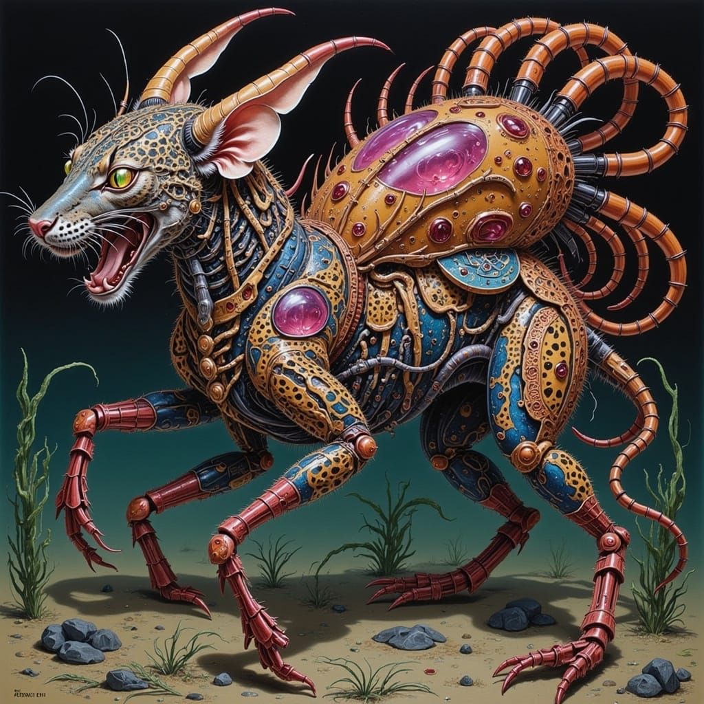 Biomechanical Chimera Emerging from Lair