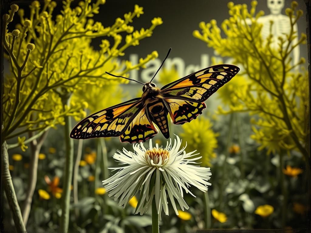 surreal autumn  Halloween , highly  detailed  drawing  a   s...