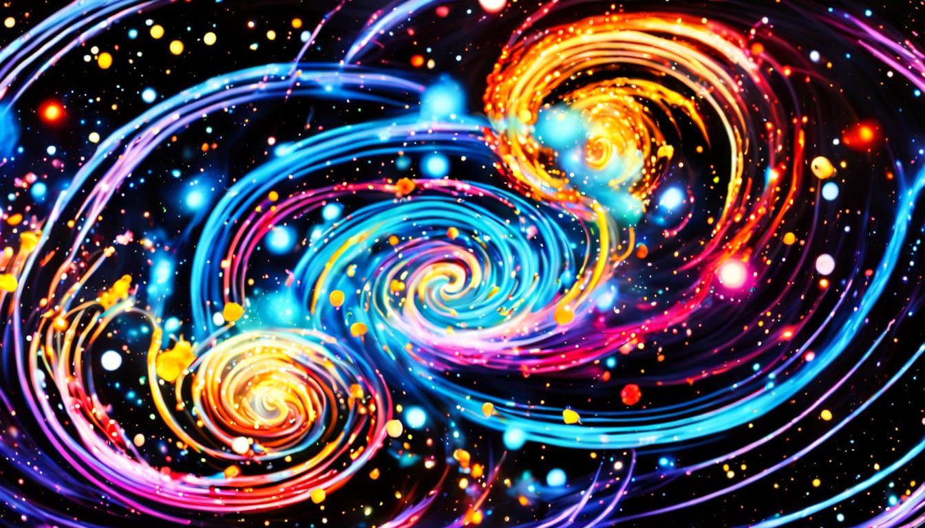 Neon Swirls (Millennium Twain's StarEvolvers AstroMagnetoSau...
