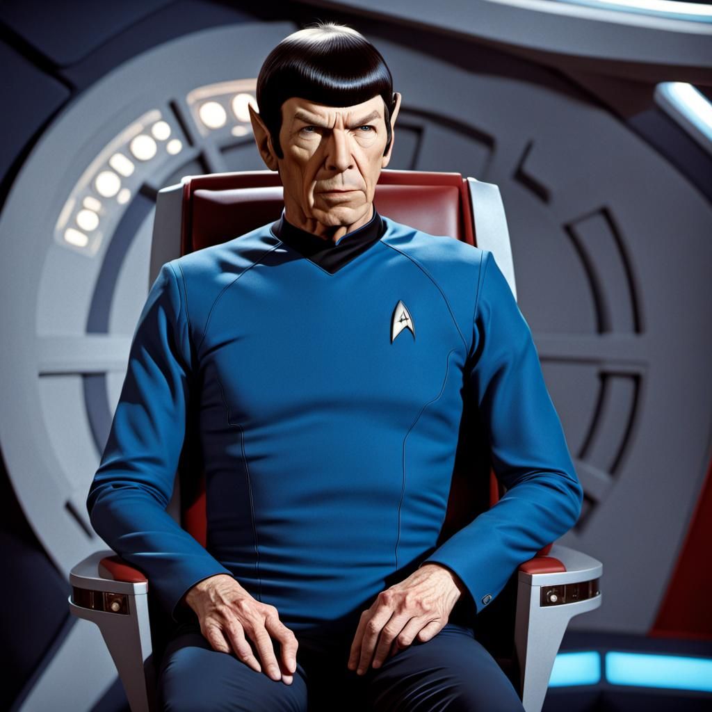 Star Trek: Spock in the Captain's Chair
