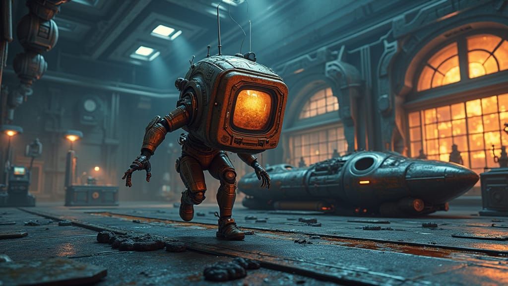 Sci-Fi TV Hybrid Runs from Futuristic Lab in Steampunk Style