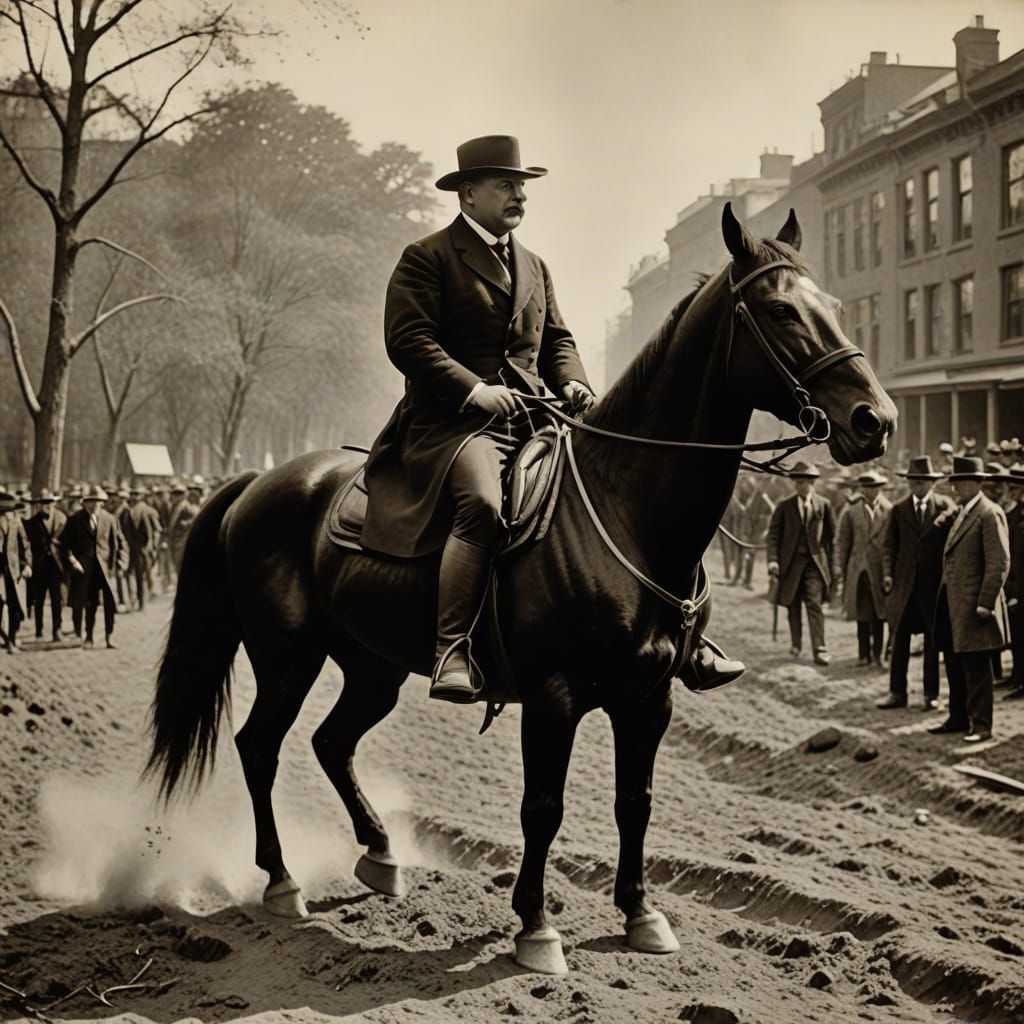 Theodore Roosevelt 1897_HORSEBACK_