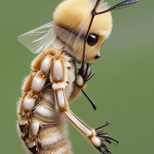 AI Bees Generated from Simple Prompt