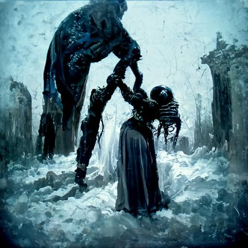 Forever: A Horror Scene in Doré Style