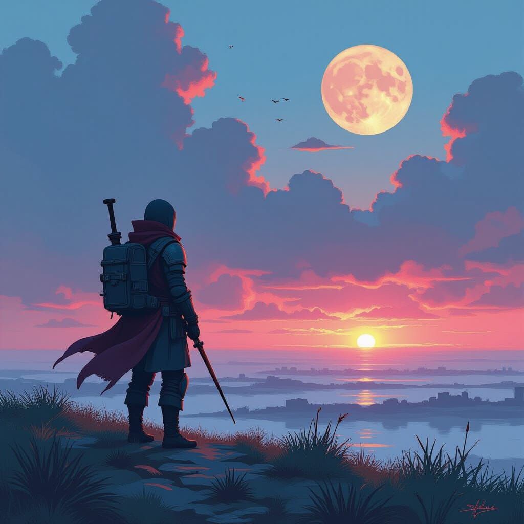 Vibrant Concept Art with Intricate Details