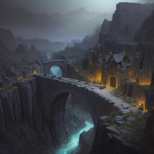 stone village in the mountains